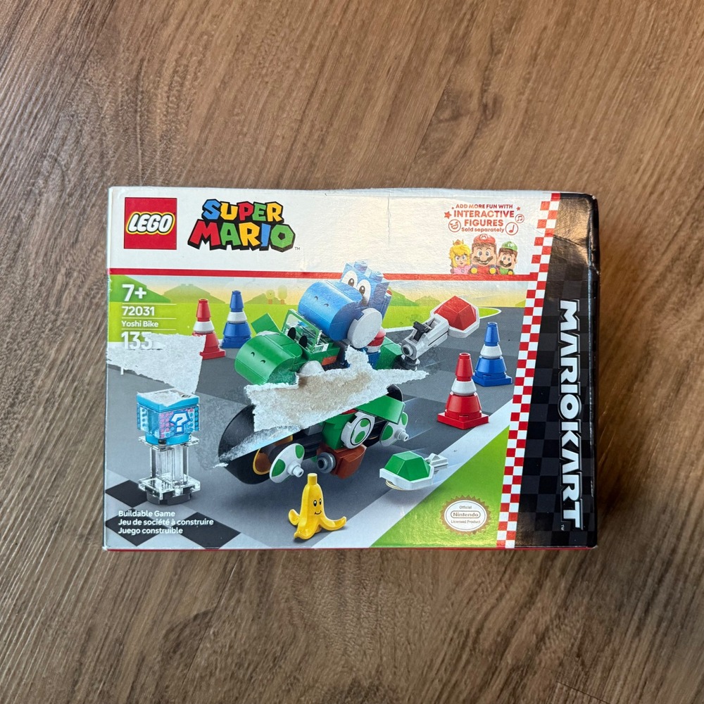 LEGO Super Mario Mario Kart Yoshi Bike 72031 Building Set 133 Pcs NEW